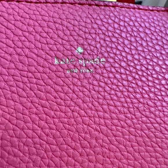 Kate Spade New York Authentic Francisca Large Tote Bag Pink Flamingo Leather - Picture 5 of 11